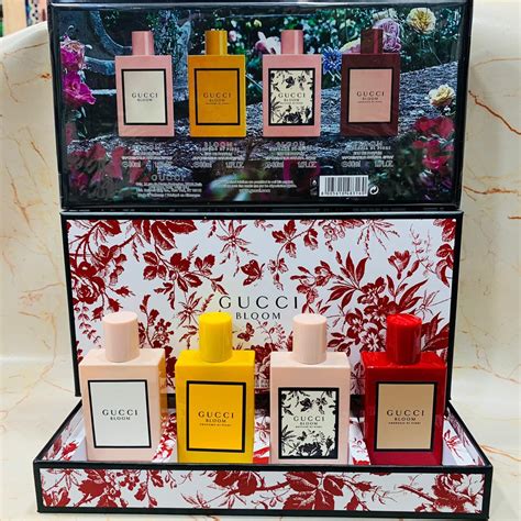 gucci bloom coffret prix|gucci perfume gift set.